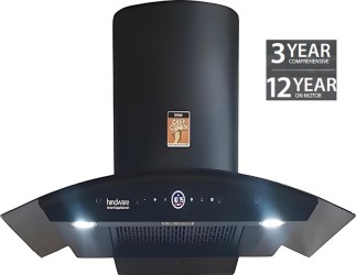Hindware Chimney Celesia BLDC 75cm 1600 m3/hr Filterless Motion Sensor & Touch Control