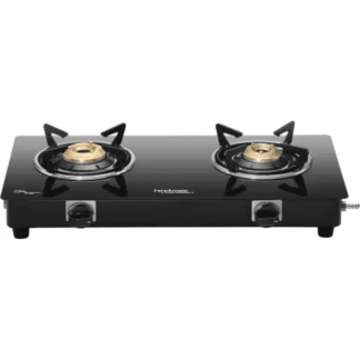 Hindware BRIO Plus 2 Burner Glass Top Gas Stove