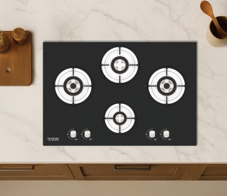 Hindware Built-in Gas Hob Amelia Plus 4 Burner 76cm Auto Ignition