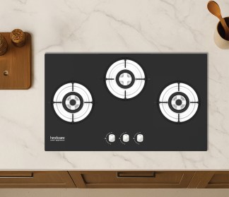 Hindware Built-in Gas Hob Ella Plus 3 Burner 75cm Auto Ignition