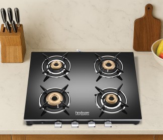 Hindware Emineo 4 Burner Glass Top Gas Stove