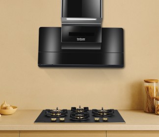 Hindware Chimney Ophelia Autoclean 90cm 1600 m3/hr Filterless Motion Sensor & Touch Control