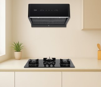 Hindware Chimney Cordelia 75cm 1500 m3/hr Filterless Motion Sensor & Touch Control