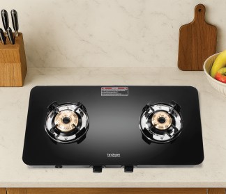 Hindware Alverio Neo 2 Burner Glass Top Gas Stove