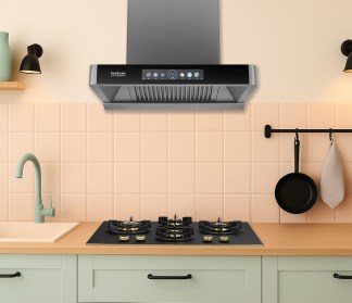 Hindware Chimney Marcella Autoclean IN 75cm 1700 m3/hr Grey Filterless Motion Sensor & Touch Control