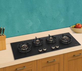 Hindware Built-in Gas Hob Ivana 4 Burner 100cm Auto Ignition