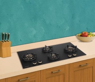 Hindware Built-in Gas Hob Ivana Pro 4 Burner 90cm Auto Ignition