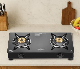 Hindware Miracle 2 Burner Glass Top Gas Stove