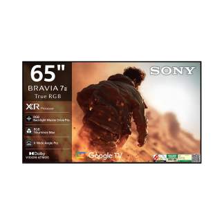 Sony BRAVIA 7II True RGB Series 165 cm (65 Inch) TV, AI XR Powered 4K Ultra HD (3840 x 2160) 120HZ Smart RGB LED Google TV, K-65XR70M2 (Black)