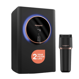 Aquaguard Aspire Halo 2X RO+UV Active Copper Alkaline Stainless Steel WQI Water Purifier