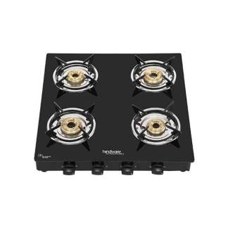 Hindware BRIO Plus 4 Burner Glass Top Gas Stove