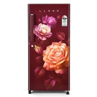 Lloyd Direct Cool Refrigerator GLDG192AFWCF (175 Ltrs, 2 Star, Fluerish Wine)