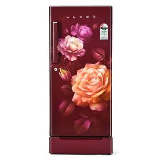 Lloyd Direct Cool Refrigerator GLDG192AFWDF (175 Ltrs, 2 Star, Fluerish Wine)