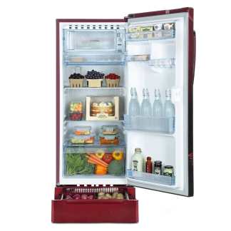 Lloyd Direct Cool Refrigerator GLDG203ANWDF (185 Ltrs, 3 Star, Night Petals Wine)