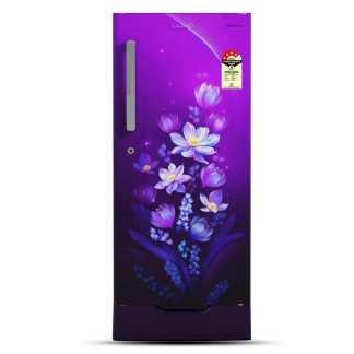 Lloyd Direct Cool Refrigerator GLDS204AOPDI (185 Ltrs, 4 Star, Ornate Purple)