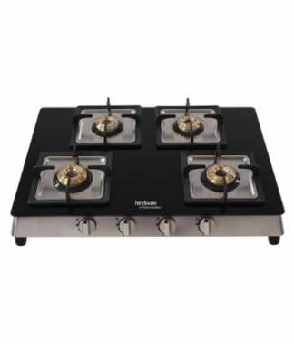 Hindware Lorenzo 4 Burner Glass Top Gas Stove