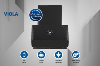 Kutchina Chimney Viola 70cm 1600 m3/hr Island Filterless Auto Clean Touch Control with Wave Sensor