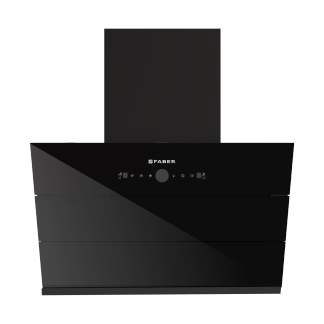 Faber Chimney Comet BLDC FL HC SC BK IN 75cm 1600 m3/hr Slant Chimney Filterless Auto Clean