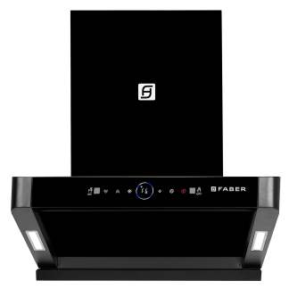 Faber Chimney Apollo FL HC BLDC BK IN 60cm 1600 m3/hr T-Shape Chimney Filterless Auto Clean