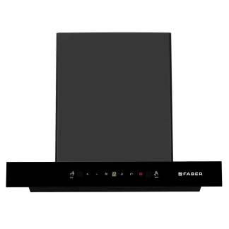Faber Chimney Silencio BLDC HC SC FL BK IN 60cm 1500 m3/hr T-Shape Chimney Filterless Auto Clean