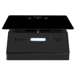 Faber Chimney Allure 3D BLDC HC SC FL BK IN 60cm 1500 m3/hr Slant Chimney Filterless Auto Clean