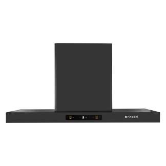 Faber Chimney Atlas BLDC TC FL SC HC BK IN 90cm 1350 m3/hr T-Shape Chimney Filterless Auto Clean