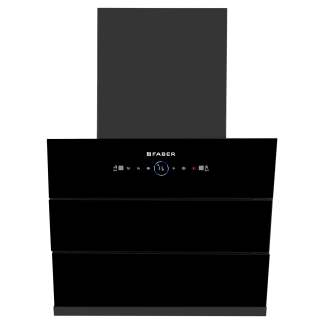 Faber Chimney Aether BLDC HC SC FL BK IN 60cm 1600 m3/hr Slant Chimney Filterless Auto Clean