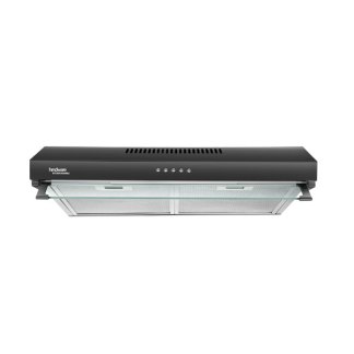Hindware Chimney Verita PC CF 1M F 60cm 450 m3/hr Straight Line Black Cassette Filter Push Button Control