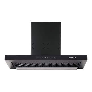 Faber Chimney Cygnus Smart 3D IN HC SC FL BK 90cm 1400 m3/hr T-Shape Chimney Filterless Auto Clean