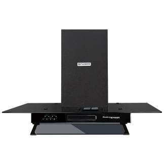 Faber Chimney 3N1 Aerostation Star Pro 3D AB TC 90cm 1095 m3/hr T-Shape Chimney with Cooling Fan and Air Purifier