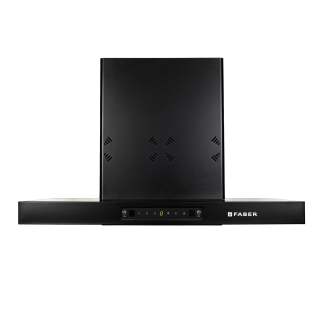 Faber Chimney Bonito 3D IN HC SC FL BK 75cm 1250 m3/hr Curved Glass Chimney Filterless Auto Clean
