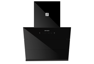 Faber Chimney Zenith FL HC SC BK IN 60cm 1400 m3/hr Slant Chimney Filterless Auto Clean
