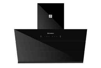 Faber Chimney Zenith FL HC SC BK IN 90cm 1400 m3/hr Slant Chimney Filterless Auto Clean