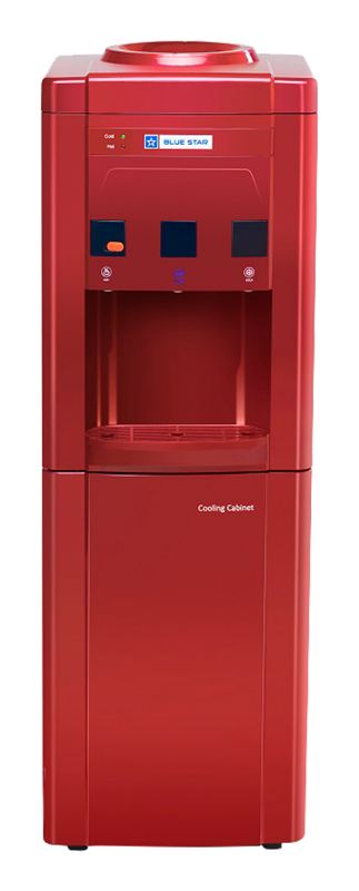 Blue Star Water Dispenser with Mini Fridge BWD3FMRGA-M