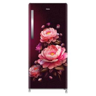 Haier Direct Cool Refrigerator HRD-2113CRBA-N (190 Ltrs, Red Blossom)