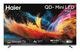 Haier 65 inch 4K Ultra HD QD Mini LED TV (H65M92FUX)