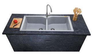 Hindware Granite Kitchen Sink 523721 (45x19.5x9 in)