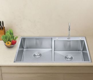 Hindware Handmade Kitchen Sink 524246 (45x20x9 in)