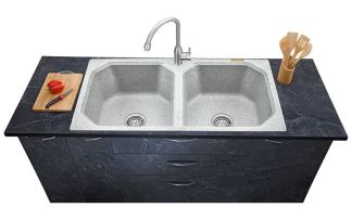Hindware Granite Kitchen Sink 525004 (37x20x9 in)