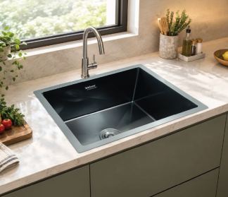 Hindware Handmade Kitchen Sink 529718 (24x18x9 in)