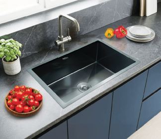 Hindware Handmade Kitchen Sink 529719 (30x18x9 in)